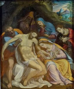 Lamentation of Christ by Girolamo Muziano