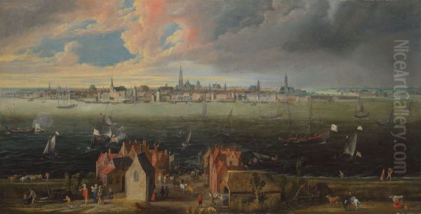 View of the city of Antwerp - view 1