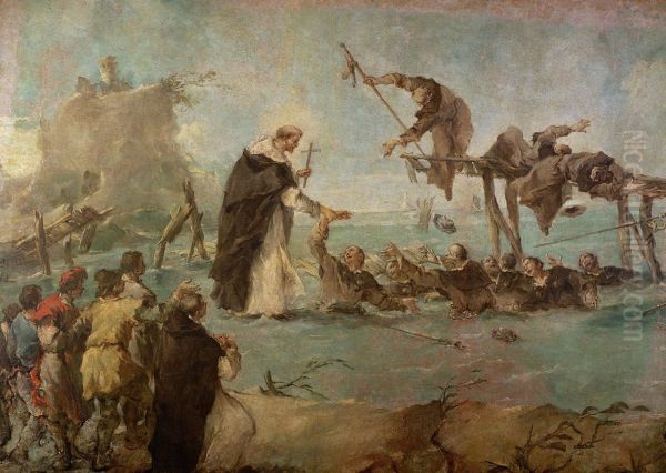 Miracle of a dominican Saint (Gonzalo di Amarante?) - view 1