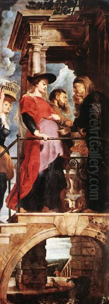 Descent from the Cross (left wing) - view 1