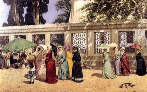 Gezintide Kadinlar by Osman Hamdi Bey