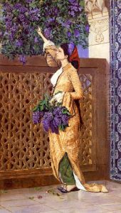 Lilac Collecting Girl