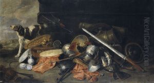 Arms and instruments of war by Pieter Boel