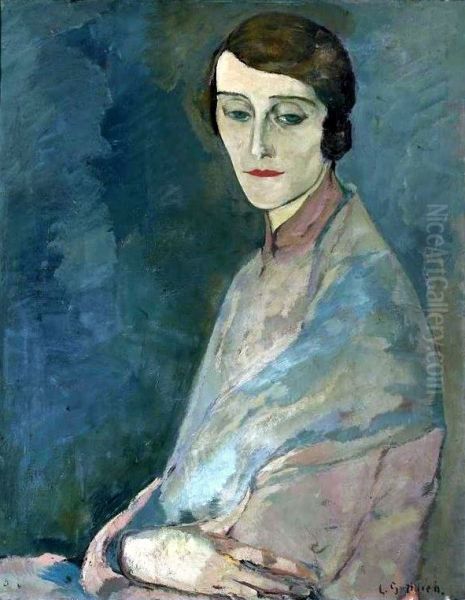 Portrait of a woman (Portrait of Ms Edwardowa Woroniecka] - view 1