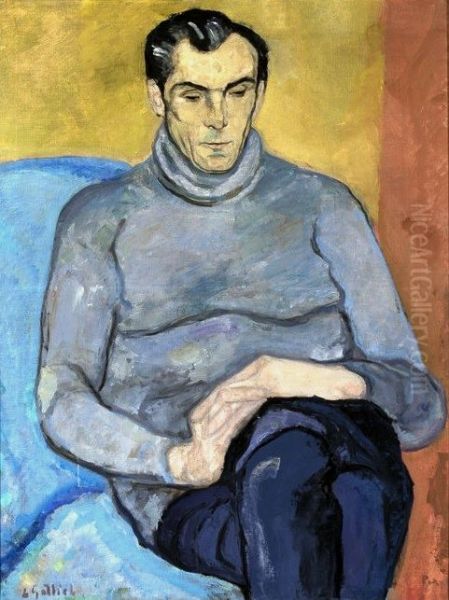 Portrait of a man in a grey sweater - view 1
