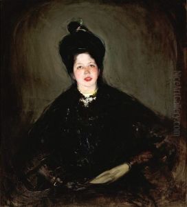 Portrait of Alina Glass nee Bondy by Konrad Krzyzanowski