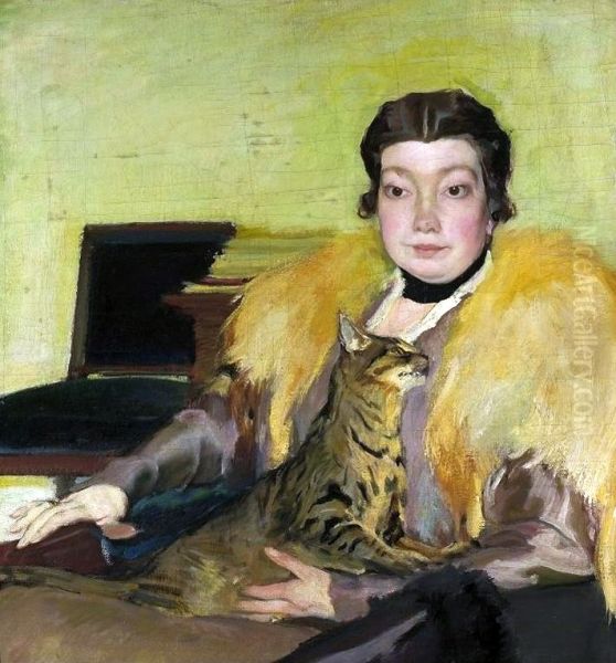 Portrait of Michalina Krzyzanowska,the artist's wife - view 1