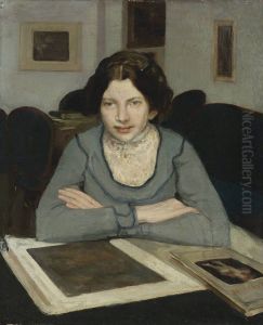 Portret Julii Paszkiewiczowej by Konrad Krzyzanowski