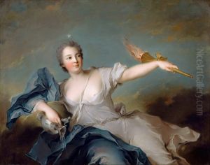 Marie-Anne de Nesle, Marquise de La Tournelle, Duchesse de Chateauroux(1717-1744) by Jean-Marc Nattier
