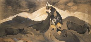 Pocalunek mongolskiego ksiecia w lodowej pustyni by Stanislaw Ignacy Witkiewicz (Witkacy)