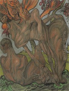 Kuszenie Adama by Stanislaw Ignacy Witkiewicz (Witkacy)