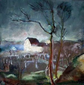 Landscape - Sketch from Naleczow by Jan Wydra
