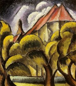 Landscape with a church