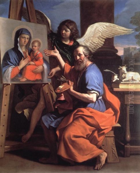 Saint Luke Displaying a Painting of the Virgin - view 1