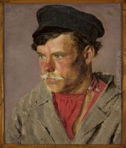 Study of a peasant's head by Vasily Vereshchagin