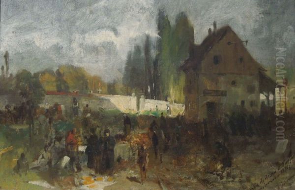 Przed cmentarzem - view 1