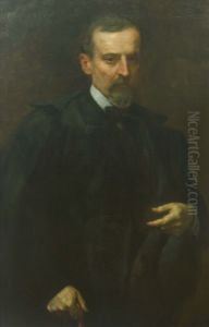 Portrait of Henryk Sienkiewicz by Kazimierz Mordasewicz