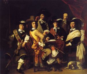 Five officers of the Gouda city militia