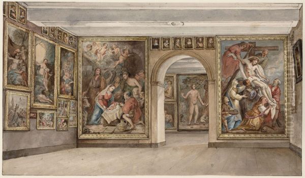 Interior of the Trippenhuis c.1838 - view 1