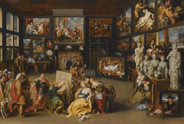 Alexander the Great visits the studio of Apelles - view 1