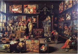 Collection of Cornelis de Geest with Paracelsus by Willem van Haecht