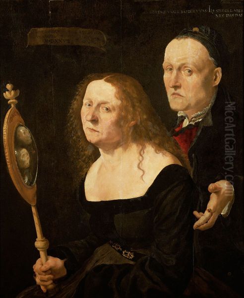 The painter Hans Burgkmair and his wife Anna, born Allerlai - view 1