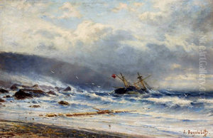 Rough sea in Cap Martin.