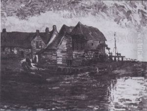 Wassermuhle in Gennep by Vincent Van Gogh