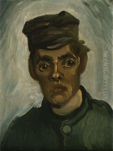 Study of a Peasant's Head by Vincent Van Gogh