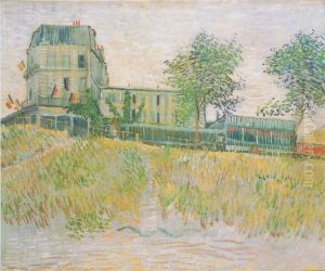 Das Restaurant de la Sirene in Asnieres by Vincent Van Gogh