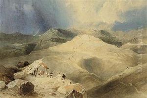 Landscape With A Mayan Ruin by Frederick Catherwood