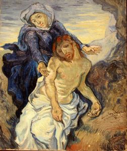 Pieta (after Delacroix) by Vincent Van Gogh