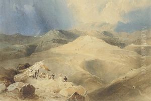 Landscape With A Mayan Ruin, Mexico by Frederick Catherwood