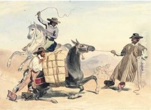 Arrieros by Frederick Catherwood