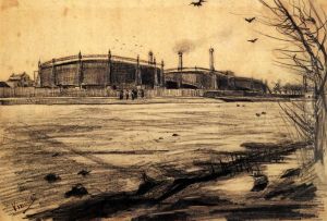 Gasworks by Vincent Van Gogh