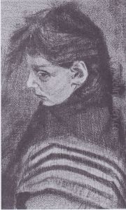 Sien's daughter with scarf