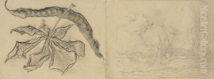 Len,"Chestnut Leaf with Pod"Landscape with Cypresseslabel QS:Len,"Landscape with Cypresses"
