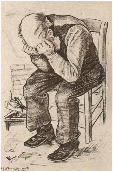 Old Man with his Head in his Hands ("At Eternity's Gate") - view 1