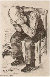 Old Man with his Head in his Hands ("At Eternity's Gate") by Vincent Van Gogh