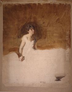 In the Studio by Thomas Cowperthwait Eakins