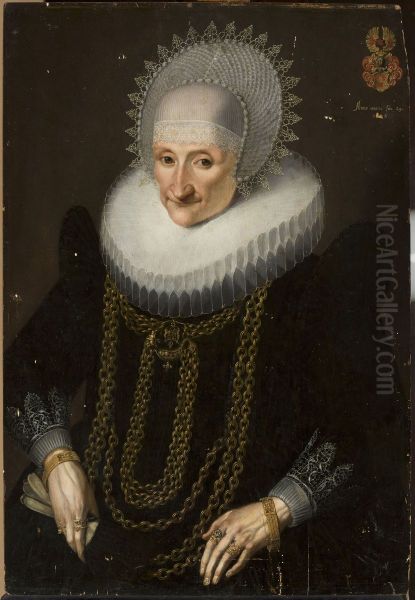Portrait of an old woman - view 1