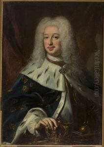 Portret Fryderyka I Heskiego (1676-1751), krola Szwecji w latach 1720-1751)