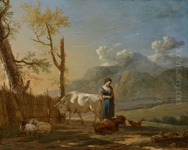 Landscape with a Shepherdess - view 1