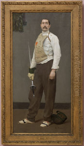 The Fencing Master by Gari Julius Melchers