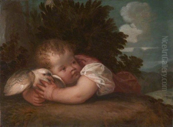 A Boy with a Bird - view 1