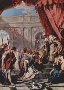 Esther vor dem persischen Konig Ahasver by Sebastiano Ricci