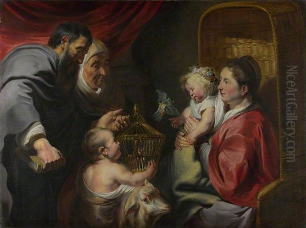 The Virgin and Child with Saint John and his Parents - view 1
