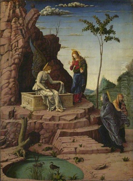 The Maries at the Sepulchre - view 1
