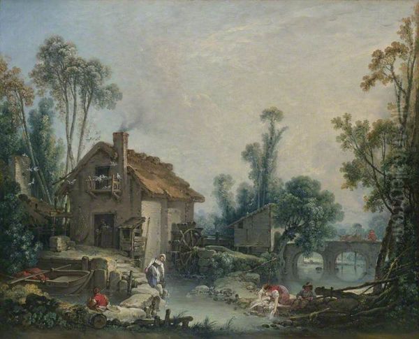 Landscape with a Watermill - view 1
