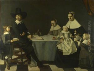 A Family Group by Michiel Nouts